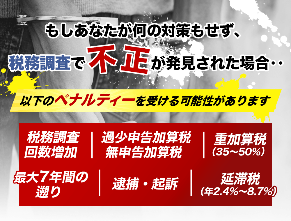 ペナルティーを受ける可能性があります。